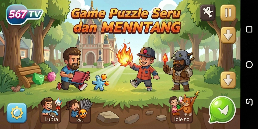 Tampilan gameplay 567TV yang menantang dan menarik.