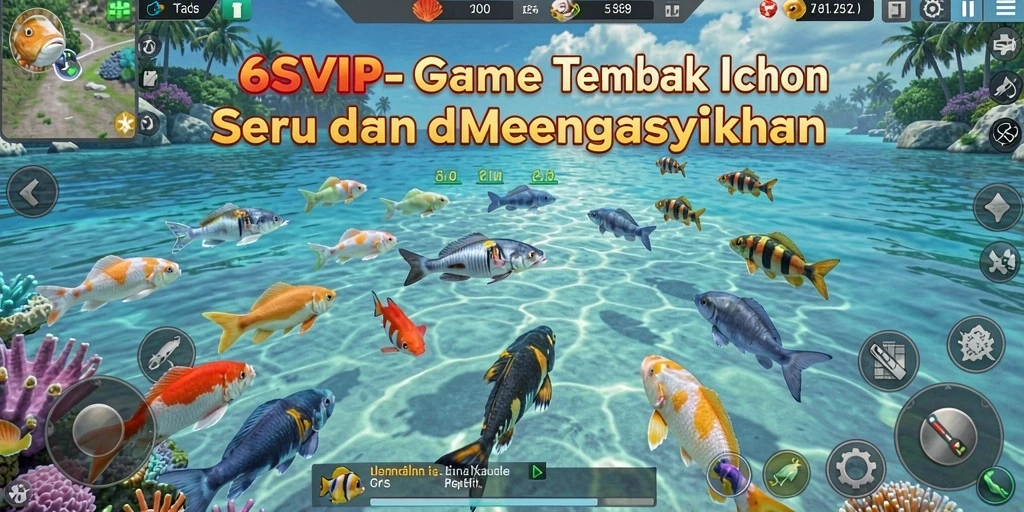 Gameplay seru Tembak Ikan di 6SVIP yang memukau.