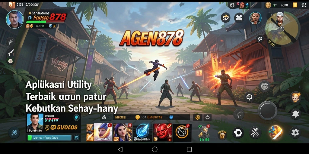 Tampilan antarmuka AGEN878 yang intuitif dan menarik untuk aplikasi Utility.