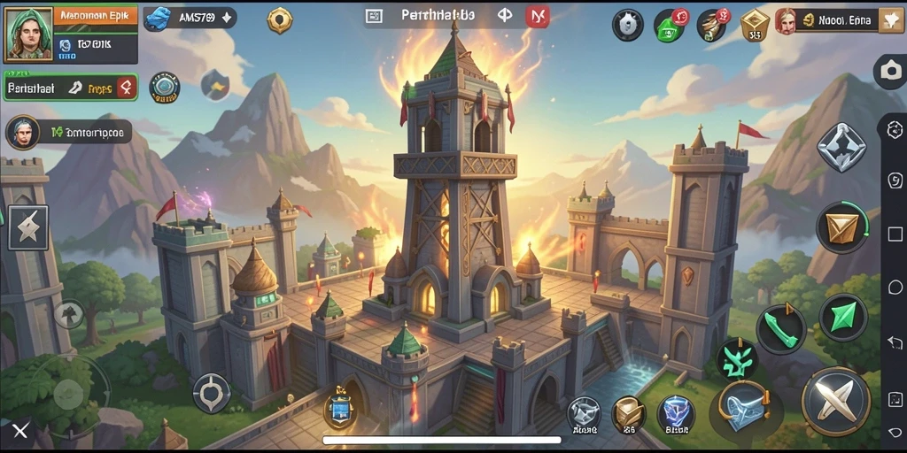 Tampilan gameplay menara pertahanan di AMS789 yang mendebarkan.