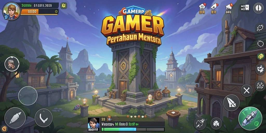 Tangkapan layar gameplay menara pertahanan yang seru dan menegangkan.