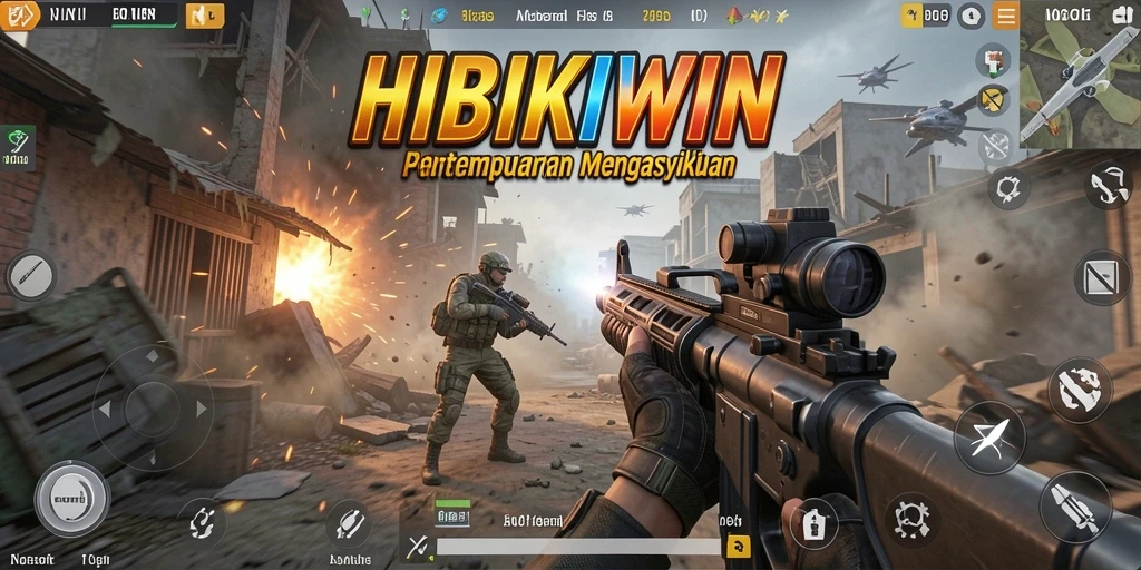 Gameplay HIBIKIWIN yang intens dan mendebarkan.