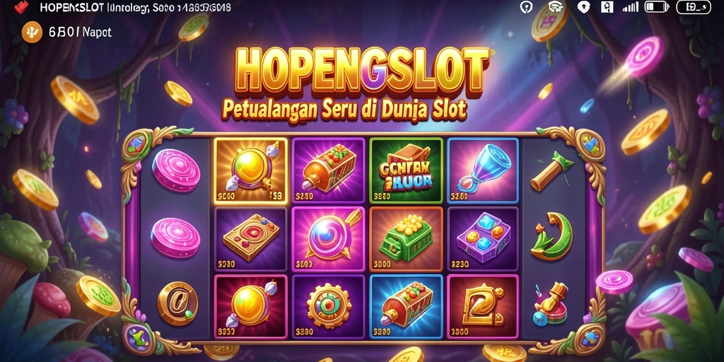 Tampilan gameplay seru di HOPENGSLOT yang penuh petualangan.