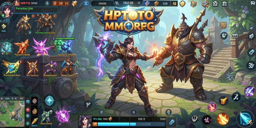 Screenshot dari gameplay HPTOTO yang menunjukkan aksi pertarungan seru.