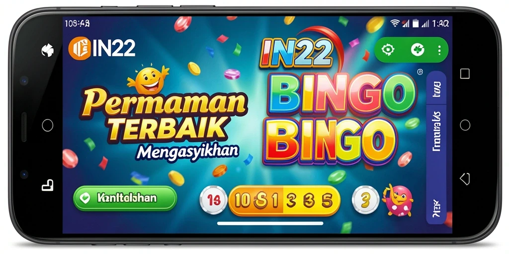 Tampilan gameplay Bingo yang mengasyikkan dan menyenangkan di IN22.