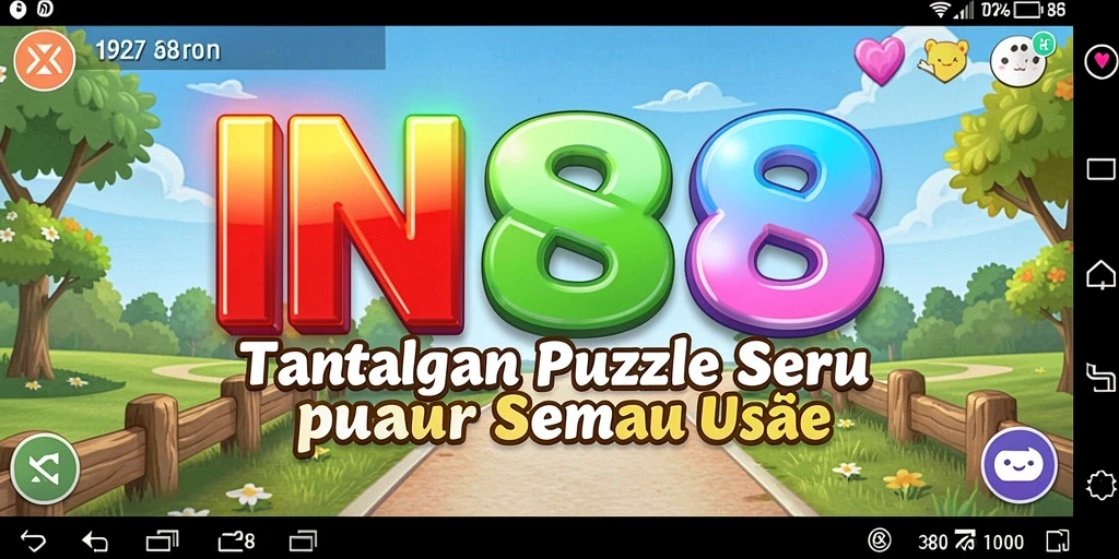 Tampilan gameplay IN88 dengan tantangan Puzzle yang menarik.