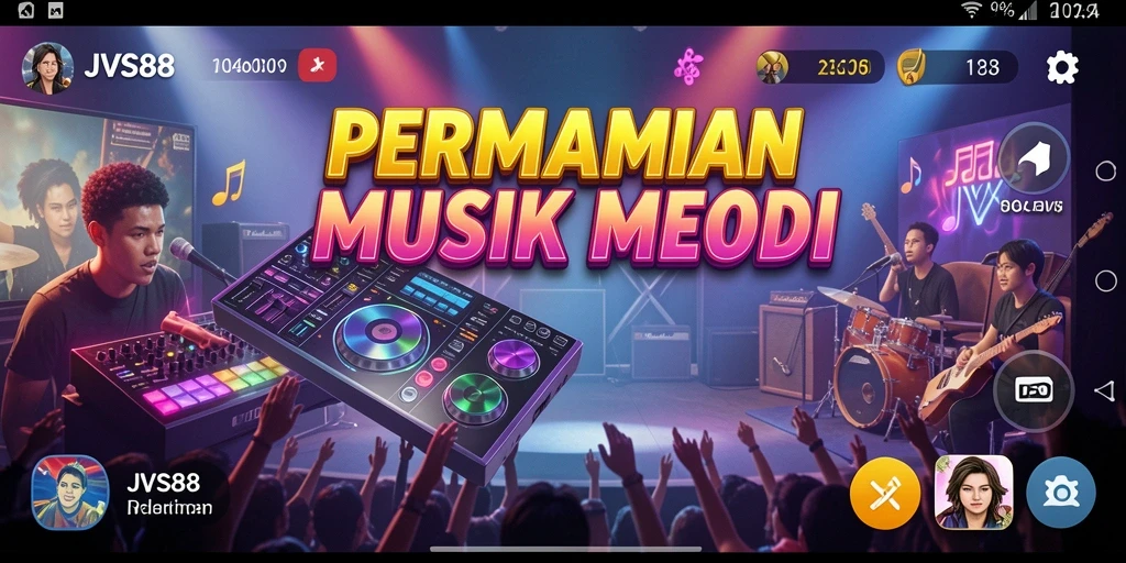 Tampilan permainan Musik yang menampilkan keseruan bermain JVS88.
