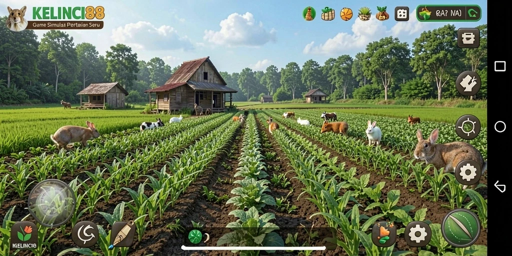 Tampilan gameplay KELINCI88 yang menawan dan interaktif.