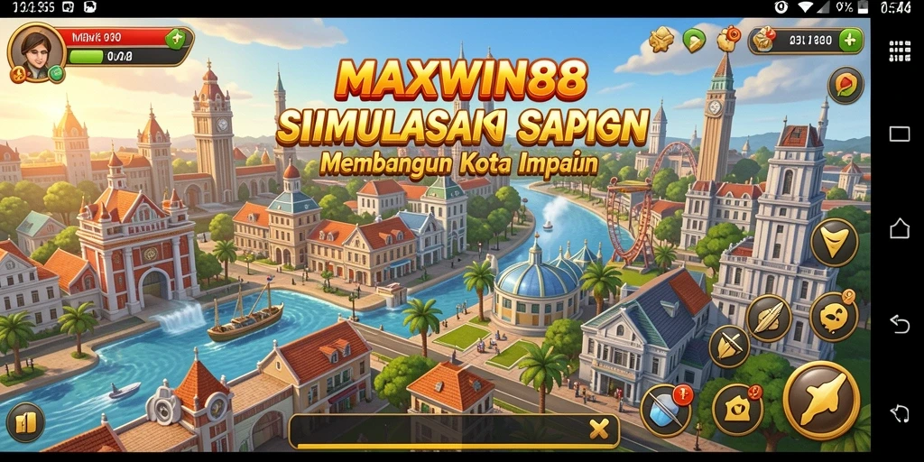 Tampilan menarik dari gameplay simulasi MAXWIN88.