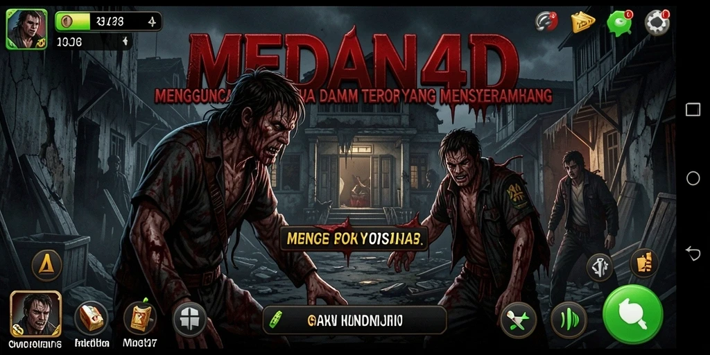 Tampilan gameplay <strong>MEDAN4D</strong> yang mencekam dan penuh ketegangan.