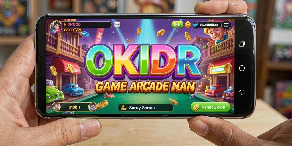 Screenshot gameplay OKIDR menampilkan aksi seru dalam permainan Arcade.
