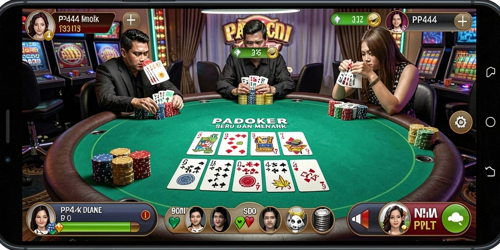 Tampilan gameplay PP444 yang mendebarkan dan menarik.