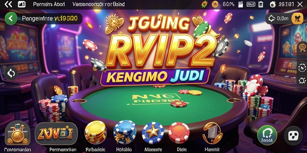 Tampilan permainan Kasino yang menarik di RVIP2.