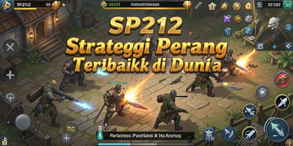 Screenshot menampilkan gameplay SP212 dengan aksi strategi yang seru.